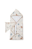 Deluxe Bamboo Muslin Hooded Towel Set