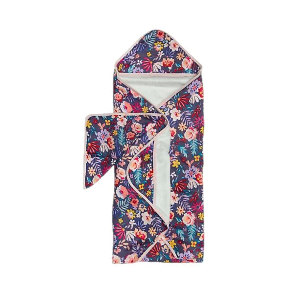 Deluxe Bamboo Muslin Hooded Towel Set