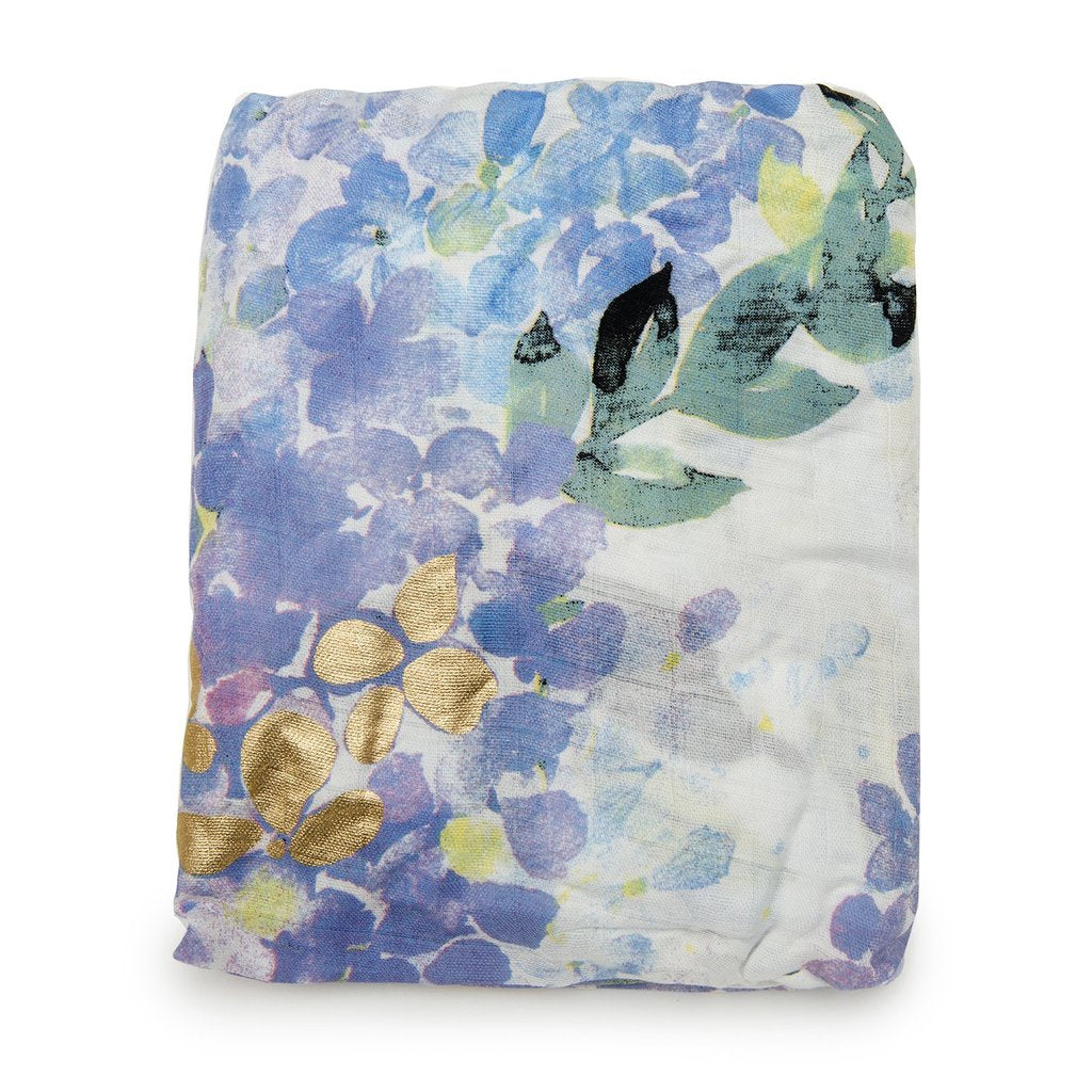 Printed Bamboo Muslin Crib Sheet