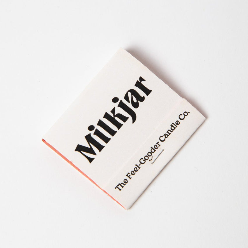 Milk Jar Match Book