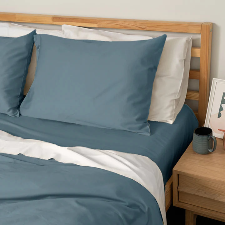 Homebird Percale Duvet Set