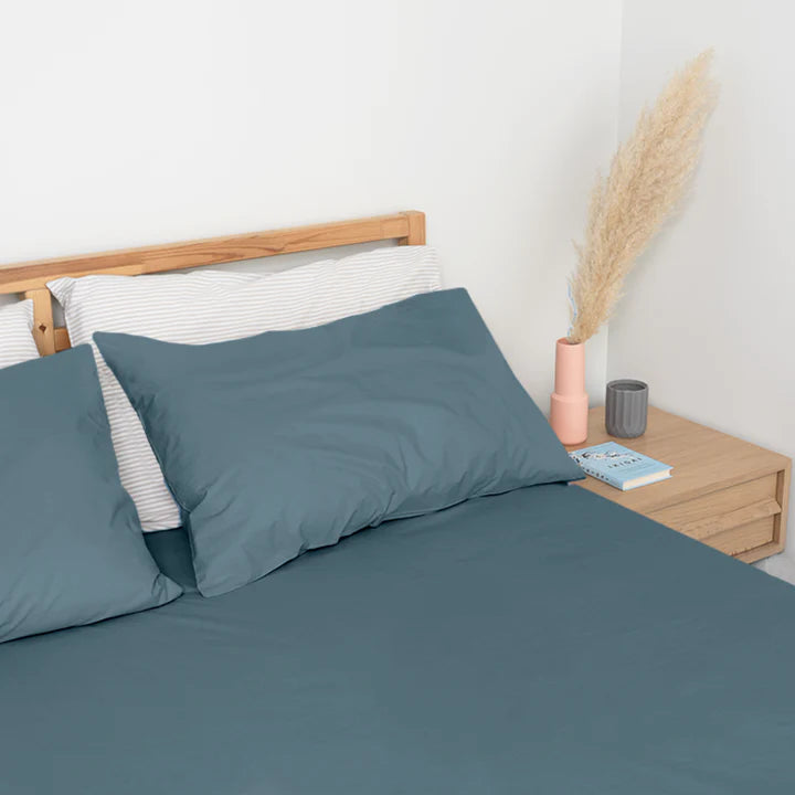 Homebird Percale Fitted Sheet Set