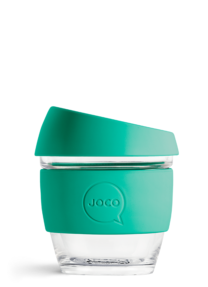 JOCO Reusable Glass Coffee Cup 8oz. The Good Planet Company
