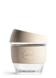 JOCO Reusable Glass Coffee Cup 8oz.
