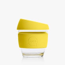 Reusable Glass Coffee Cup