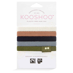 KOOSHOO Plastic-Free Hair Ties