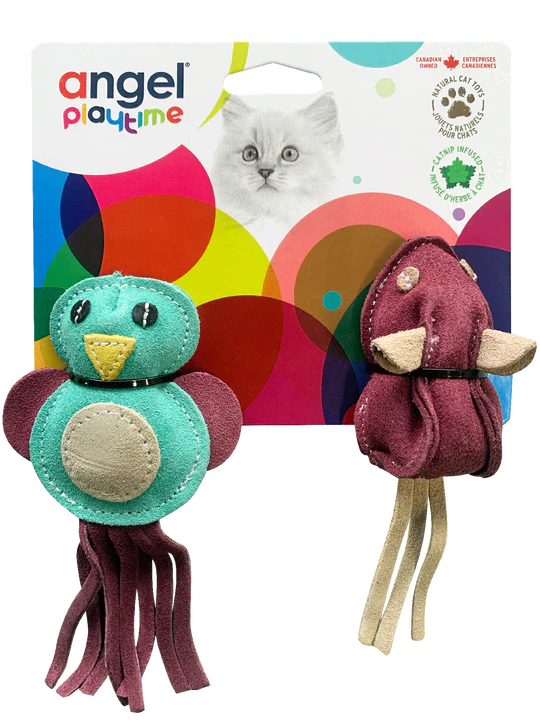 Natural Critter Cat Toys (set of 2)