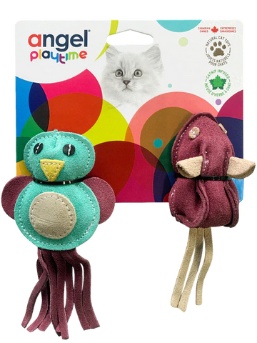 Natural Critter Cat Toys (set of 2)