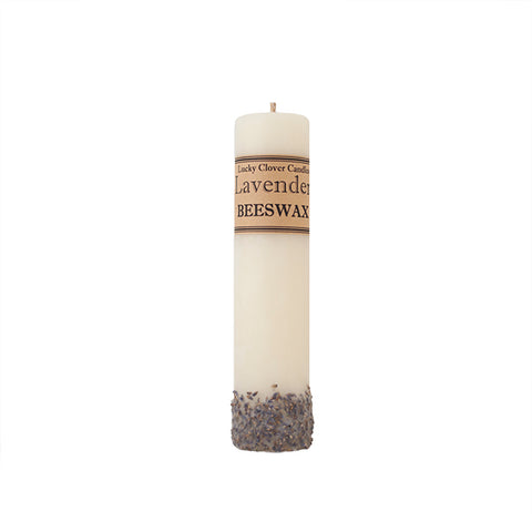Lucky Clover Beeswax Candles / Lavender