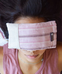 Heatable Linen Eye Pillow (Lavender)