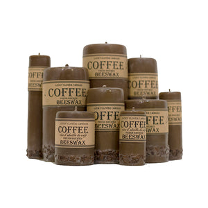 Lucky Clover Beeswax Candles / Coffee