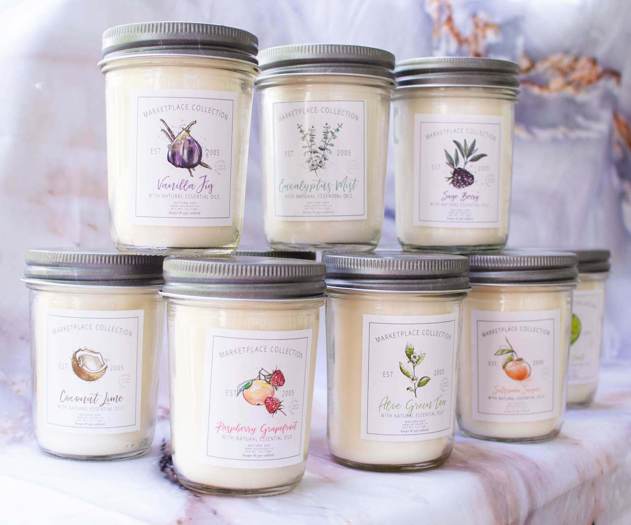 Soy candle on sale jars