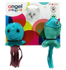 Natural Critter Cat Toys (set of 2)