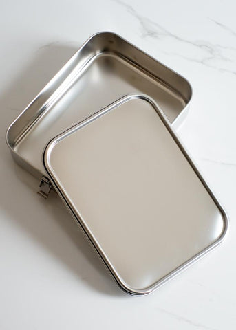 Onyx Stainless Steel Rectangle Bento 68oz