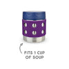 LunchBots Stainless Steel Thermal Dots Thermos (8oz)