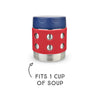 LunchBots Stainless Steel Thermal Dots Thermos (8oz)