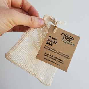 Cheeks Ahoy Organic Cotton Soap Saver Bag