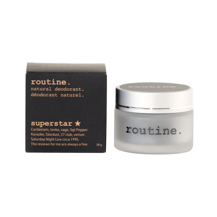 Routine. Natural Deodorant - Activated Charcoal (58g)