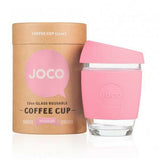 JOCO Reusable Glass Coffee Cup 12oz.