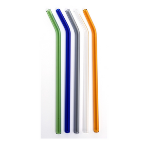 Life Without Waste Glass Drinking Straw BENT, Diameter 6mm