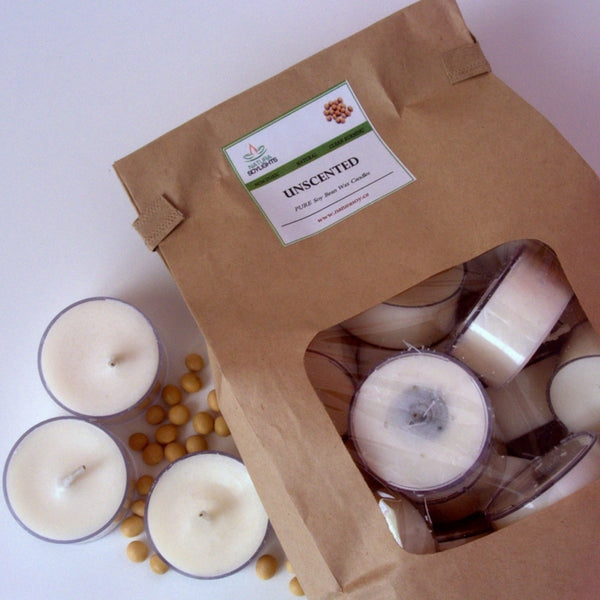 Natura Soy Unscented Tealights (Bag of 25)