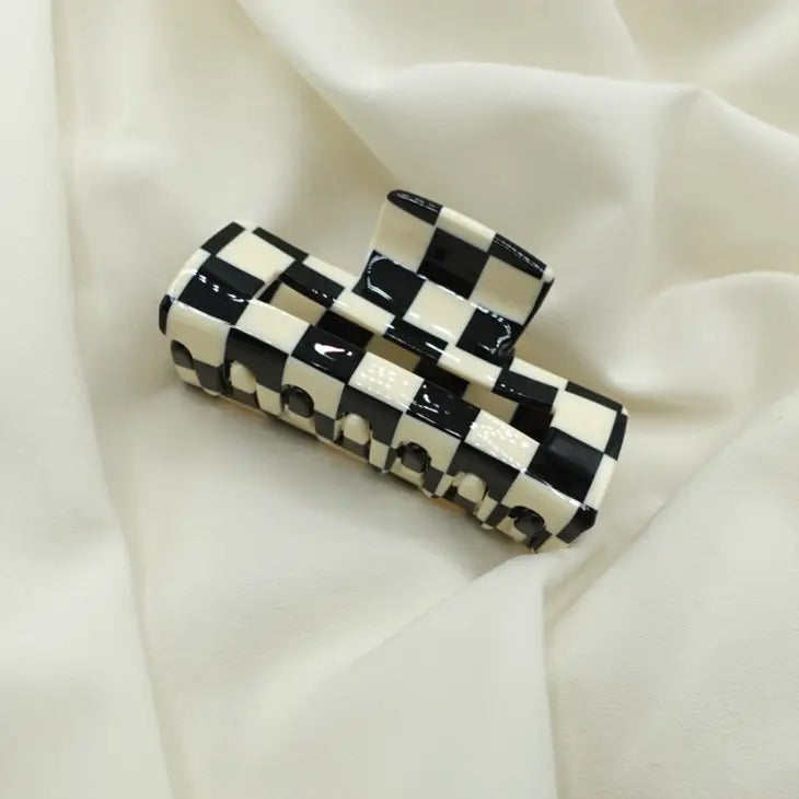 Lizzie Cellulose Acetate Hair Claw Clips