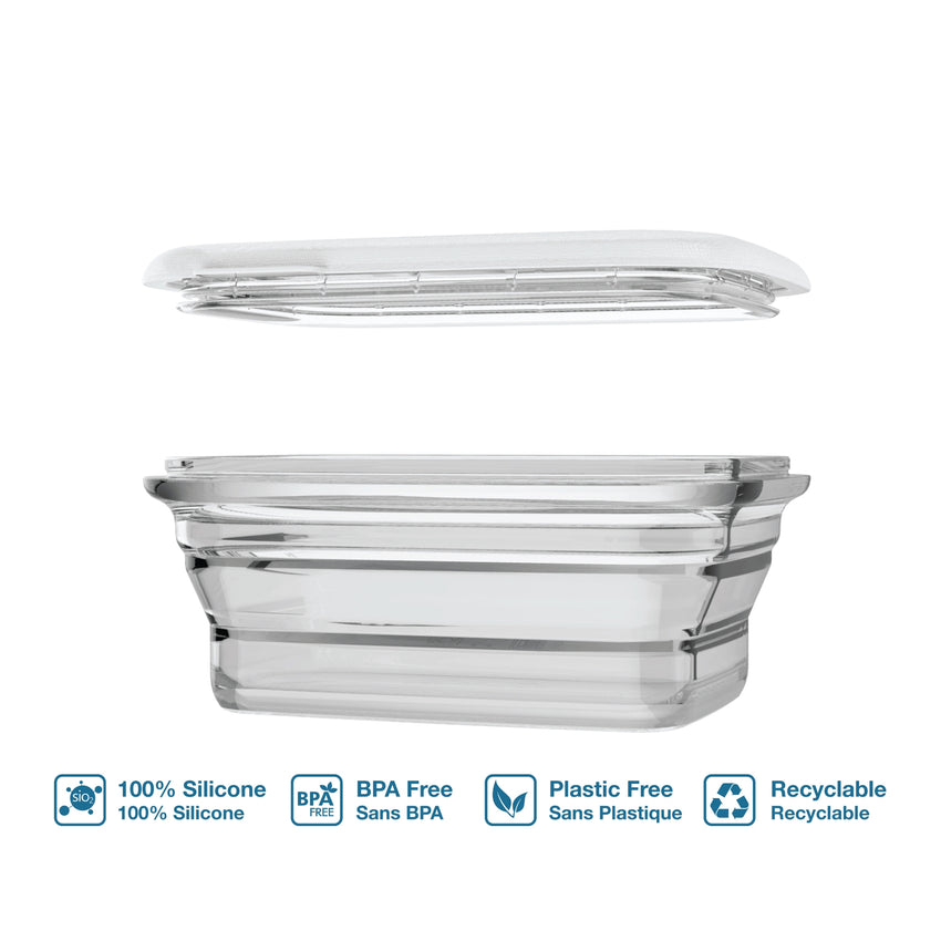 Minimal Collapsible Silicone Container