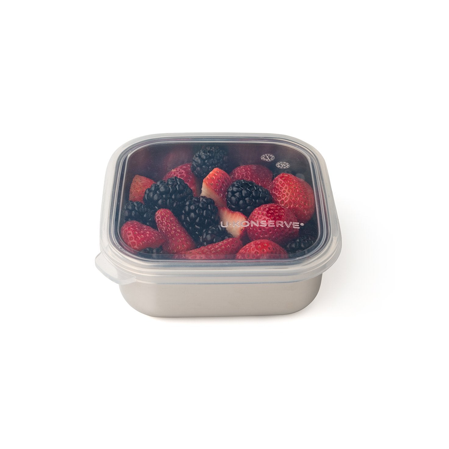 Square Container with Silicone Lid
