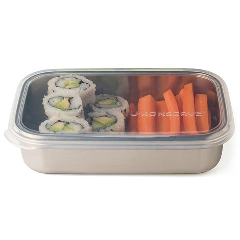 U-Konserve Rectangular Container with Silicone Lid 25oz