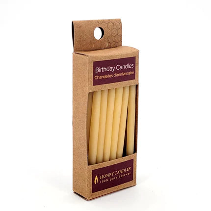 Beeswax Birthday Candles (Pack of 20)