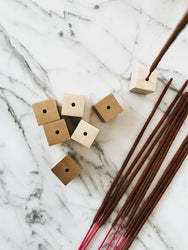 Minimalist Brass incense holder