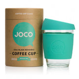 JOCO Reusable Glass Coffee Cup 12oz.