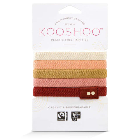 KOOSHOO Plastic-Free Hair Ties