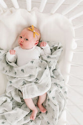Printed Bamboo Swaddle