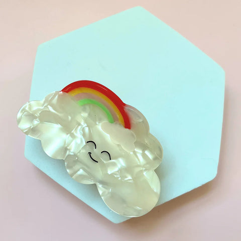 Mona Cellulose Acetate Hair Claw Clips