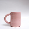 Amphora Ceramics- Pink Grid Mug