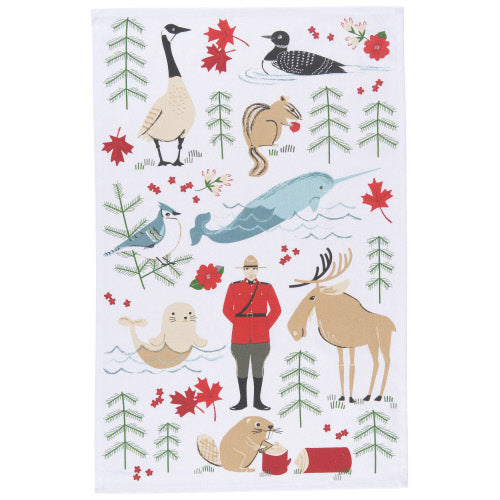 Printed Cotton Dishtowel