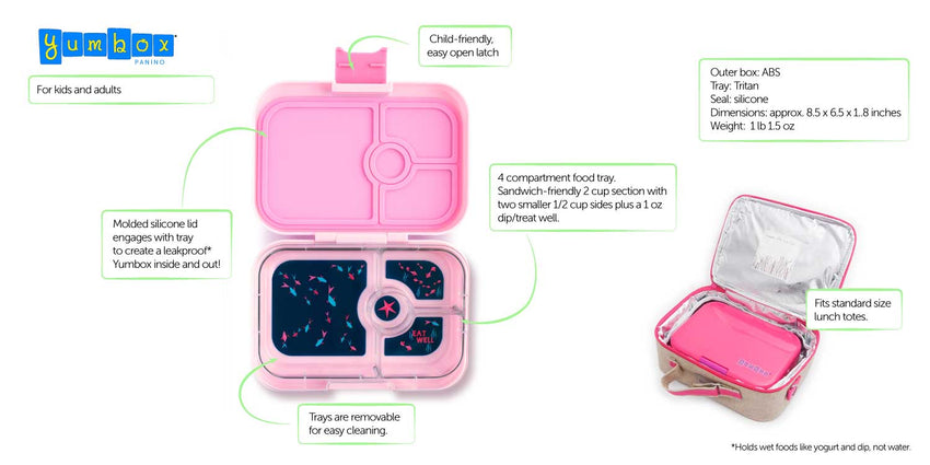 YumBox Panino - 4 Compartment